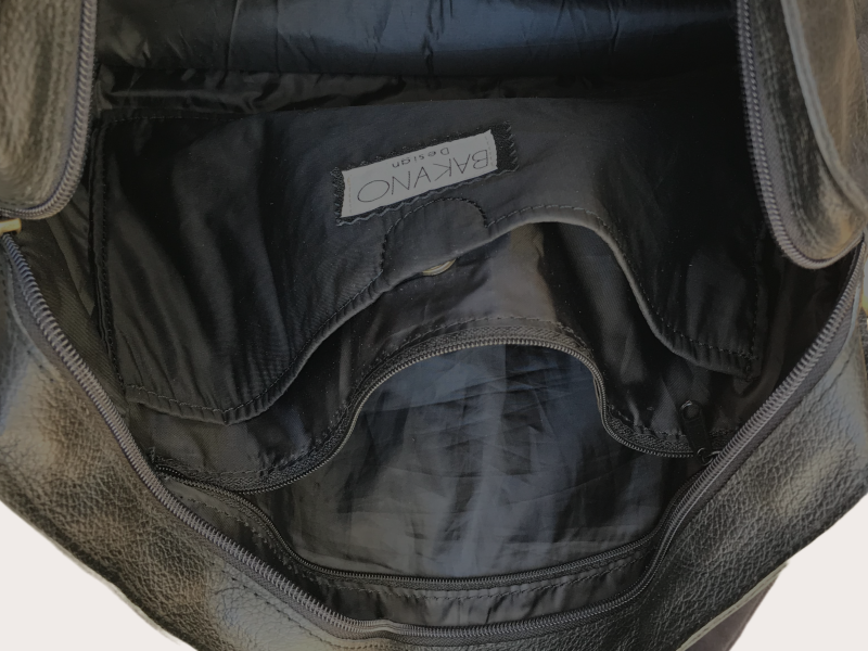 computertaske sort læder